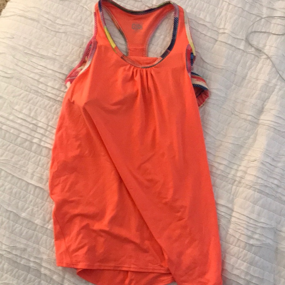 Athlete girl tank top